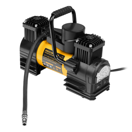 Компрессор автомобильный AC-75, 12 В, 10 атм., 75 л/мин, LED Denzel цена