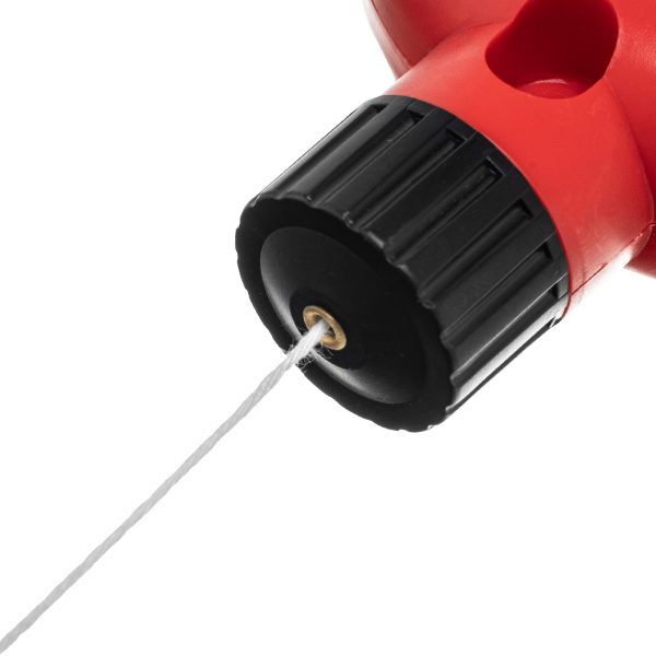 Шнур разметочный в пластмассовом обрезиненном корпусе, порошок красный Matrix цена