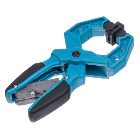 Струбцина клещеобразная 1-1/2, пластиковый корпус, храповой механизм жесткой фиксации, 38 мм Gross цена