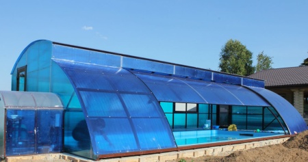 Поликарбонат сотовый 8 мм 2.1х12 м цвет прозрачный