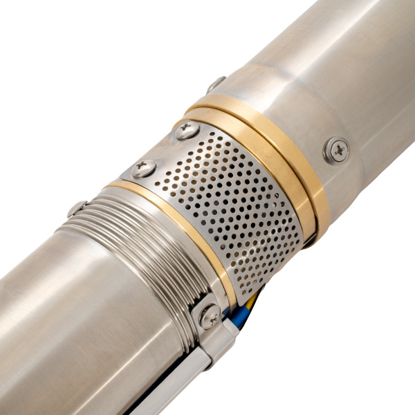 Скважинный насос DWC-3-60, центробежный, диаметр 3", 800 Вт, 3300 л/ч, напор 60 м Denzel