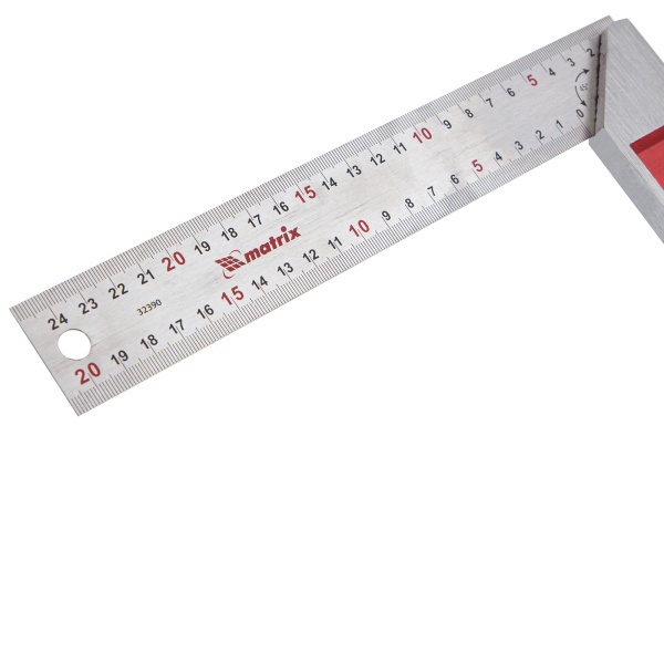 Угольник стальной, 250 мм, градуировка Matrix цена