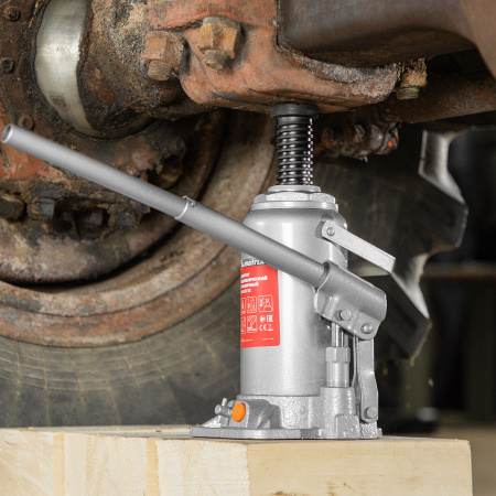 Домкрат гидравлический бутылочный, 16 т, h подъема 230-460 мм Matrix цена