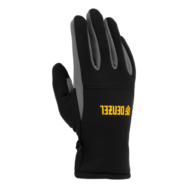 Перчатки универсальные, искусственный мех, работа с сенсорным экраном, размер 8 Denzel