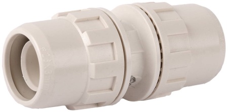 Соединитель ЗУБР ″ШиреФит″ ″штуцер с гайкой - штуцер с гайкой″, 32мм