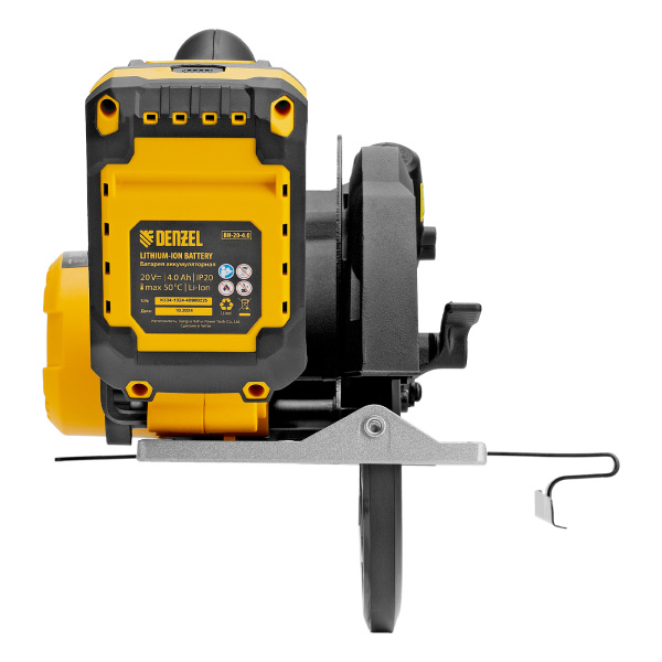 Пила циркулярная аккумуляторная бесщет. CCSH-BL-20-185, 185 мм, Li-Ion, 20 В// Denzel