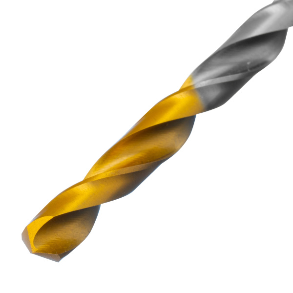 Сверло спиральное по металлу 5 x 86 мм, Р6М5, Golden Tip  Denzel