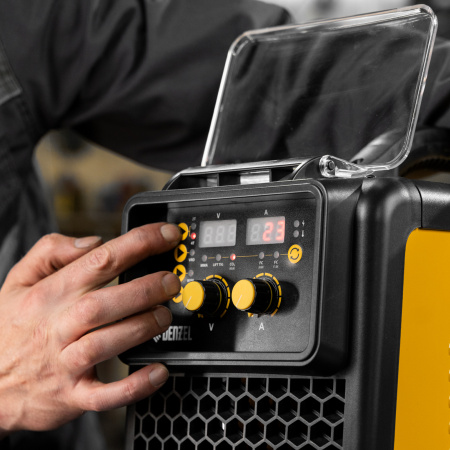 Аппарат инвертор. полуавтомат. сварки  MIG-160, 160 А, ПВ 60%, катушка 5 кг// Denzel