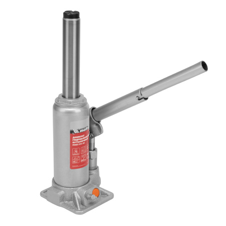 Домкрат гидравлический бутылочный, 4 т, h подъема 194-372 мм, в пластиковом кейсе Matrix цена