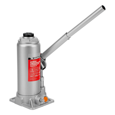 Домкрат гидравлический бутылочный, 8 т, h подъема 230-457 мм Matrix цена