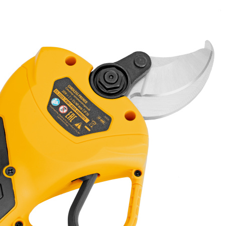 Секатор аккумуляторный, бесщет., CP-40BL, Li-Ion, 20 В, лезвия SK5 Denzel цена