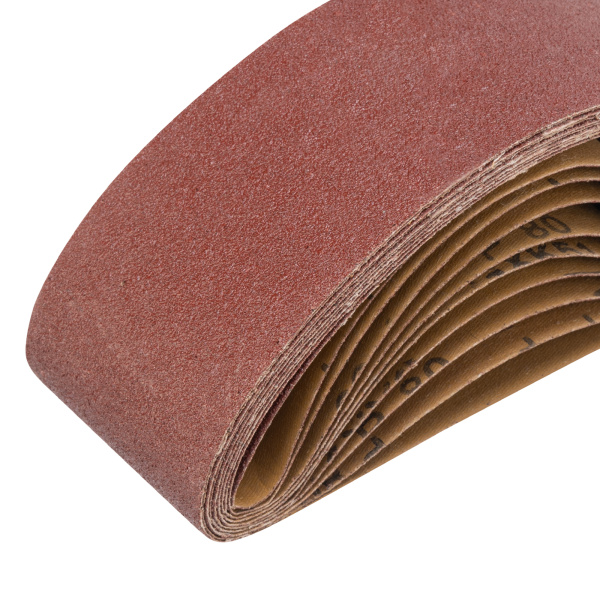 Лента абразивная бесконечная, P 80, 75 х 457 мм, 10 шт Matrix