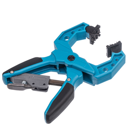 Струбцина клещеобразная 1-1/2, пластиковый корпус, храповой механизм жесткой фиксации, 38 мм Gross цена