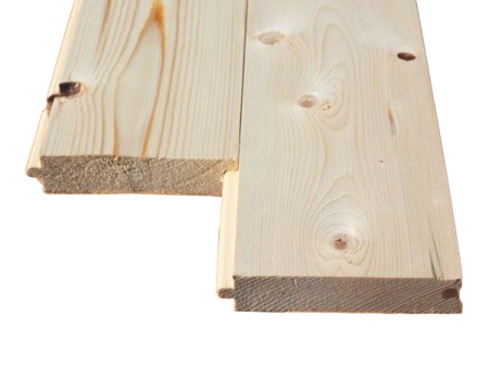 Доска пола шпунтованная 45х140х3000 сорт БС Хвоя 0.42м2