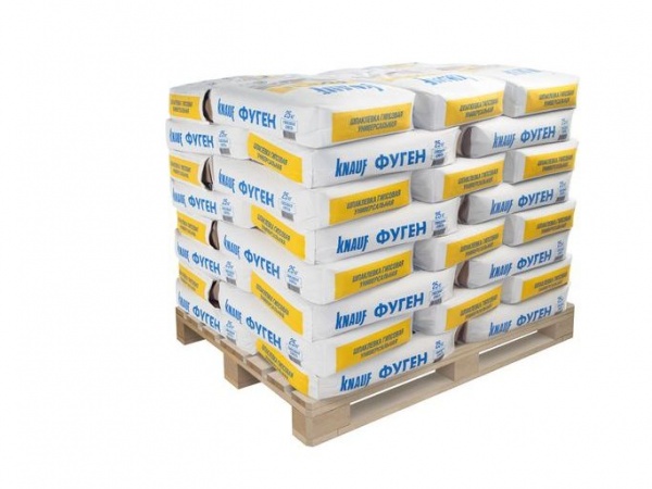 Шпаклевка гипсовая Кнауф Фуген 25 кг цена