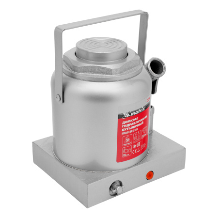 Домкрат гидравлический бутылочный, 50 т, h подъема 236-356 мм Matrix цена