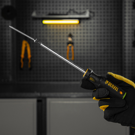 Отвертка PZ3x150 мм, CrV, трехкомпонентная рукоятка Denzel