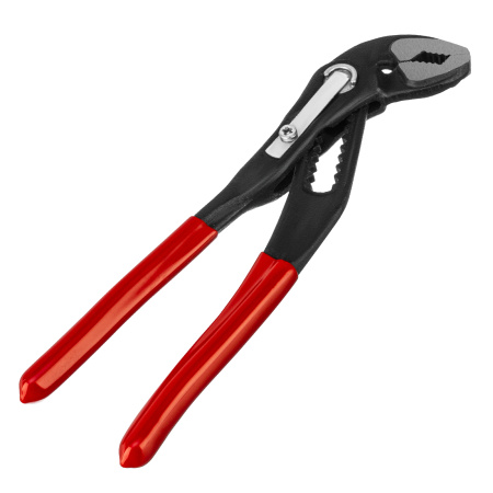 Клещи переставные 180 мм, кнопочный механизм, хром-ванадий, обливные рукоятки Matrix