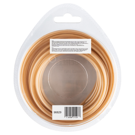 Леска для триммера армированная алюминием круглая, 2,0мм х 15м, блистер ALUFLEX Denzel цена