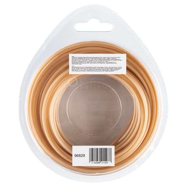 Леска для триммера армированная алюминием круглая, 2,0мм х 15м, блистер ALUFLEX Denzel цена