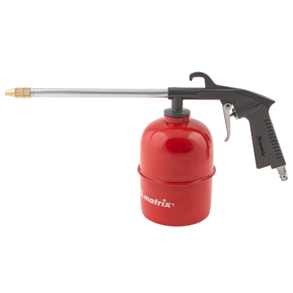 Набор пневмоинструмента, 5 предметов, быстросъемное соединение, краскораспылитель с верхним бачком Matrix цена
