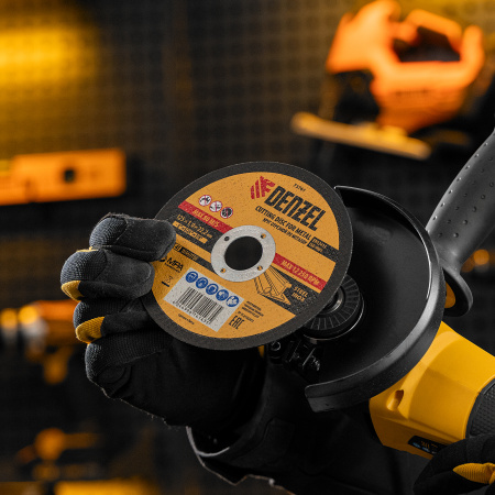 Круг отрезной по металлу, 125 х 1 х 22.2 мм Denzel