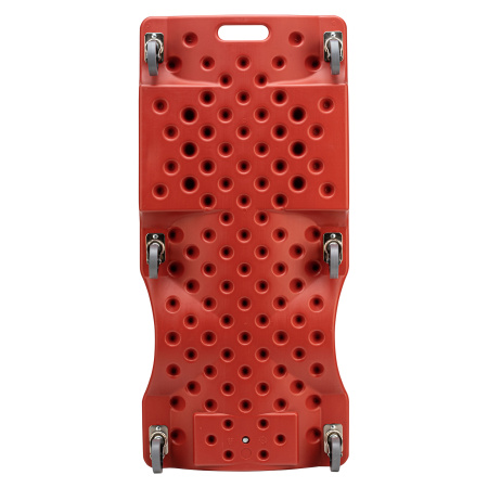 Лежак ремонтный на шести колесах, 1000 х 475 х 128 мм, пластиковый Matrix цена