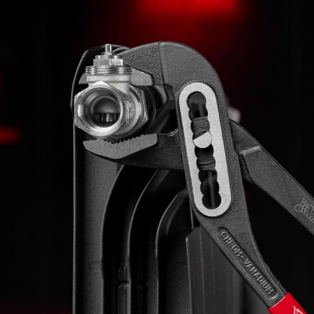 Клещи переставные 400 мм, хром-ванадий, обливные рукоятки Matrix