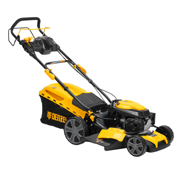 Газонокосилка бензиновая GLD-460SP-VE, 146 см3, шир. 46см, привод, вариатор, эл.старт, 60 л Denzel цена
