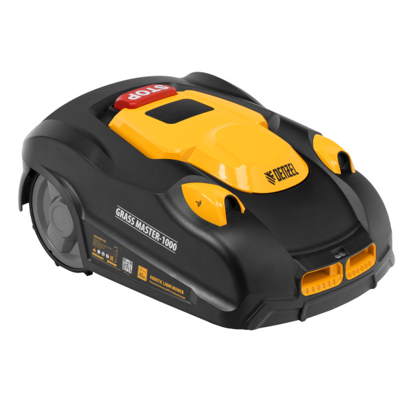 Робот-газонокосилка Grass Master 1000  1000м², 3Ач, 28V, LCD дисплей, Wi-Fi Denzel цена
