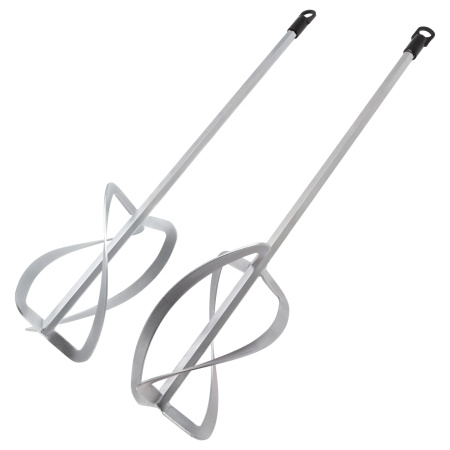 Комплект насадок для строительного миксера, 2шт., 220х560 мм, оцинкованные, хвостовик HEX13 Denzel цена