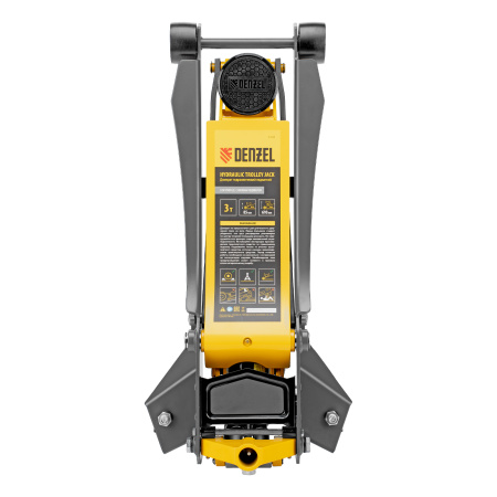 Домкрат гидравлический подкатной, 3 т, 85-610 мм, быстрый подъем, низ. подхват, проф, SUV Denzel цена