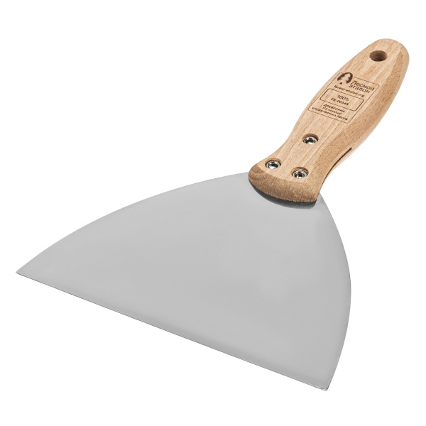Шпательная лопатка из нержавеющей стали, 150 мм, буковая рукоятка, EFP Matrix цена