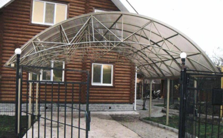 Поликарбонат сотовый 4 мм 2.1х12 м цвет коричневый