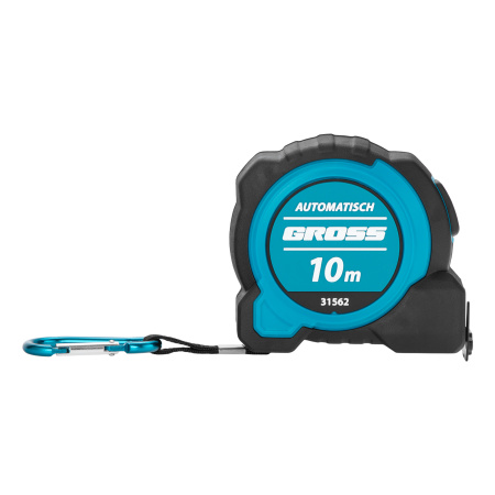 Рулетка "Automatisch", 10 м х 32 мм, нейлон, магнит, двустор. разметка, антиизлом, автоcтоп Gross цена