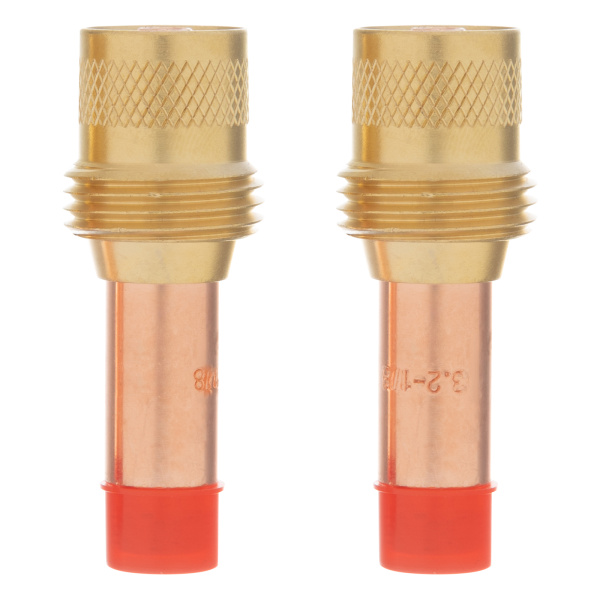 Держатель цанги с газовой линзой для электрода 2,4 мм, 2 шт Denzel