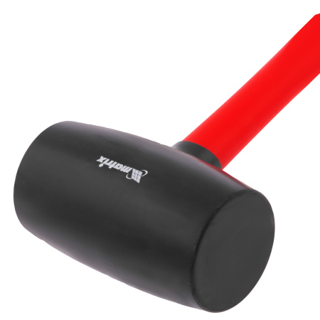 Киянка резиновая, 910 г, черная резина, фибергласовая рукоятка Matrix