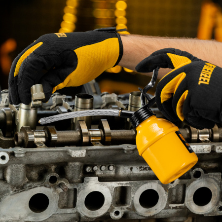 Масленка-нагнетатель, металлический корпус, 0,2 л, гибкий наконечник Denzel цена