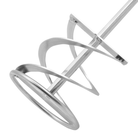 Миксер для красок и штукатурных смесей, 100 х 600 мм, оцинкованный, шестигранный хвостовик 10мм Denzel цена