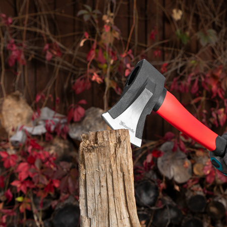 Топор-колун optimalс клиновидным полотном 1000 г, фибергласовое двухкомпонентное топорище 400 мм Matrix цена