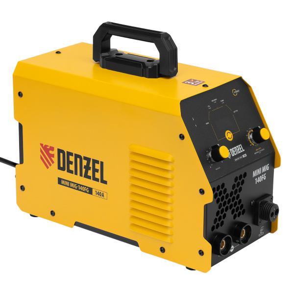 Аппарат инвертор. полуавтомат. сварки Mini MIG-140FG, 140 А, ПВ 60% Denzel