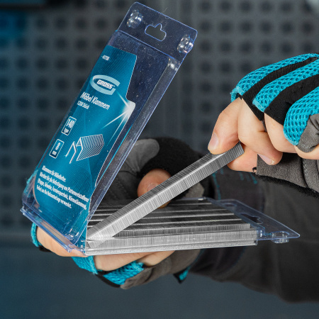 Скобы, 8 мм, для мебельного степлера, усиленные, тип 140,1250 шт Gross цена