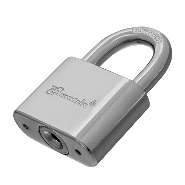 Замок навесной, хромированное покрытие 50 мм Matrix цена
