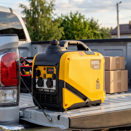 Генератор инверторный GS-3000iS, 3,0 кВт, 230 В, закрытый корпус, ручной старт DENZEL