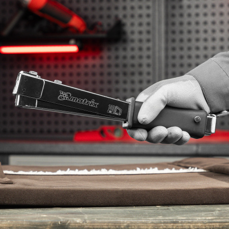 Степлер-молоток усиленный, тип скобы: 140, 6-10 мм Matrix цена