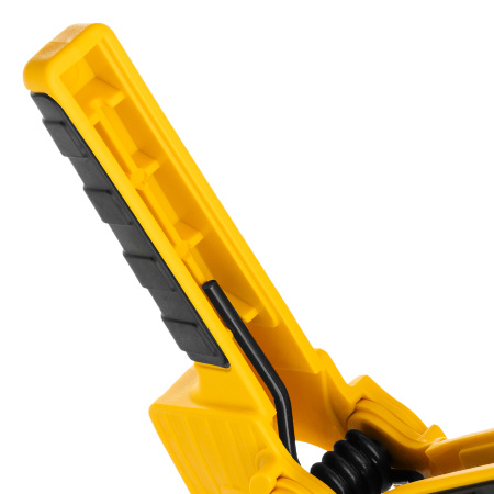 Струбцина клещеобразная, усиленная 100 х 80 мм, двухкомпонентные рукоятки Denzel цена