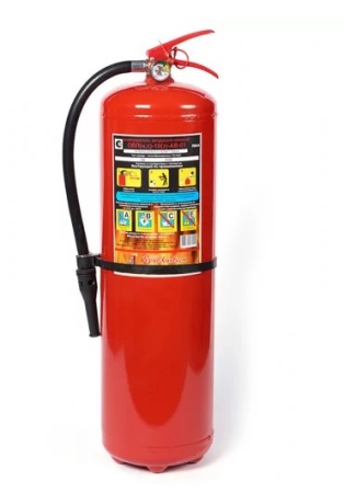 Огнетушитель воздушно-эмульсионный ОВЭ-10 (з) АВСЕ, морозостойкий (до -40°С)