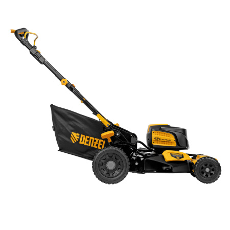 Газонокосилка аккумуляторная бесщет., RLMS560-62, привод, 560 мм, Li-ion, 62В Denzel цена