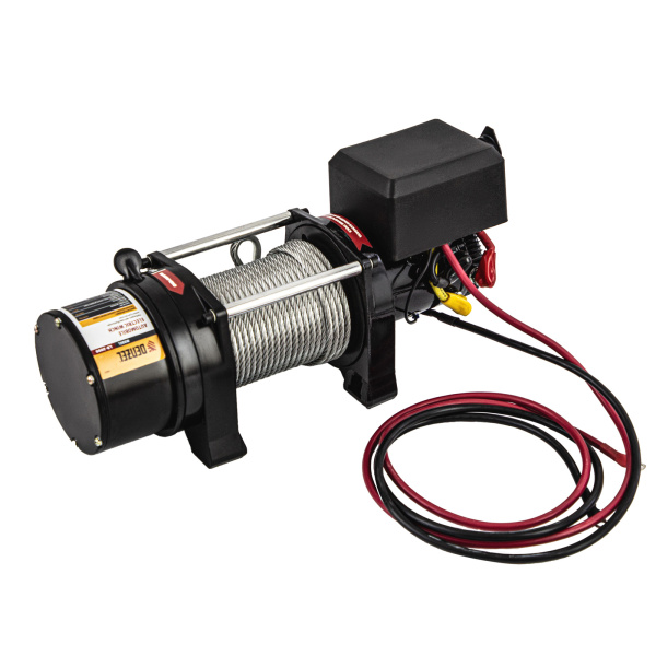 Лебедка автомобильная электрическая LB-2000, 2.2 т, 3.2 кВт, 12 В Denzel цена