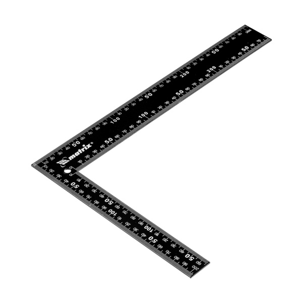 Угольник, 200 х 300 мм, цельнометаллический Matrix цена